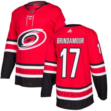 Authentic Adidas Men's Rod Brind'Amour Carolina Hurricanes Jersey - Red