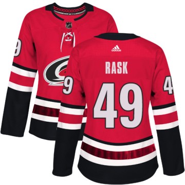 Authentic Adidas Women's Victor Rask Carolina Hurricanes Home Jersey - Red