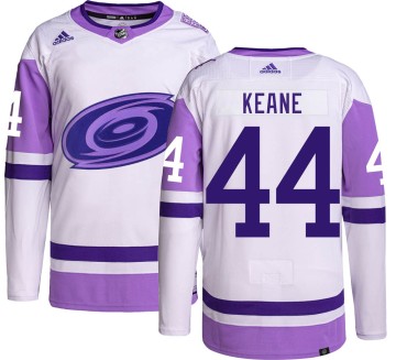 Authentic Adidas Youth Joey Keane Carolina Hurricanes Hockey Fights Cancer Jersey -