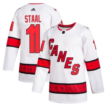 Authentic Adidas Youth Jordan Staal Carolina Hurricanes 2020/21 Away Jersey - White