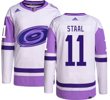 Authentic Adidas Youth Jordan Staal Carolina Hurricanes Hockey Fights Cancer Jersey -
