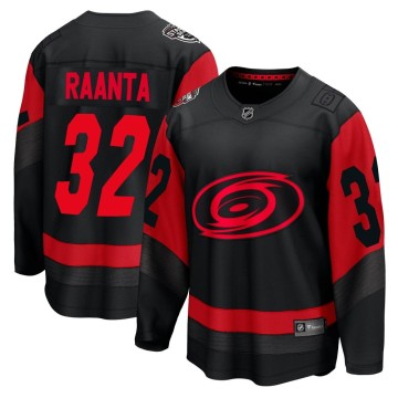 Breakaway Fanatics Branded Men's Antti Raanta Carolina Hurricanes 2023 Stadium Series Jersey - Black