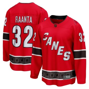 Breakaway Fanatics Branded Men's Antti Raanta Carolina Hurricanes Special Edition 2.0 Jersey - Red
