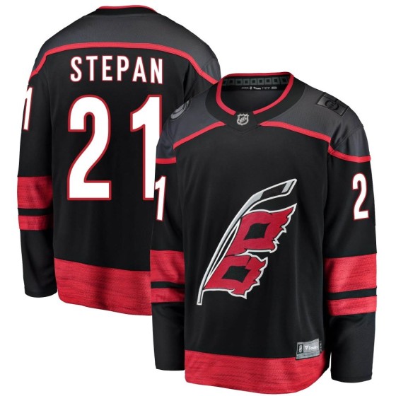 Breakaway Fanatics Branded Men's Derek Stepan Carolina Hurricanes Alternate Jersey - Black