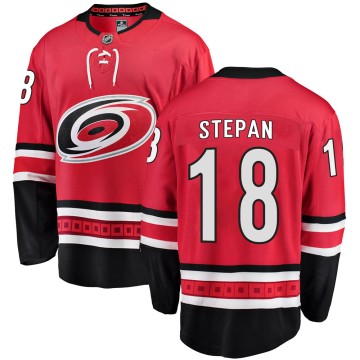 Breakaway Fanatics Branded Men's Derek Stepan Carolina Hurricanes Home Jersey - Red