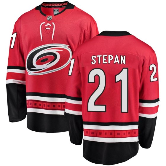 Breakaway Fanatics Branded Men's Derek Stepan Carolina Hurricanes Home Jersey - Red