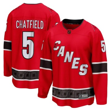 Breakaway Fanatics Branded Men's Jalen Chatfield Carolina Hurricanes Special Edition 2.0 Jersey - Red