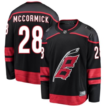 Breakaway Fanatics Branded Men's Max McCormick Carolina Hurricanes ized Alternate Jersey - Black
