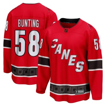 Breakaway Fanatics Branded Men's Michael Bunting Carolina Hurricanes Special Edition 2.0 Jersey - Red
