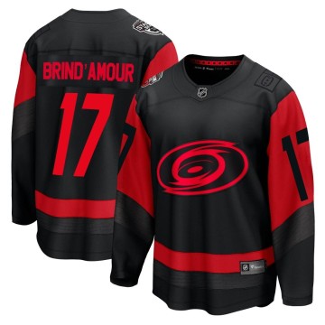 Breakaway Fanatics Branded Men's Rod Brind'Amour Carolina Hurricanes 2023 Stadium Series Jersey - Black