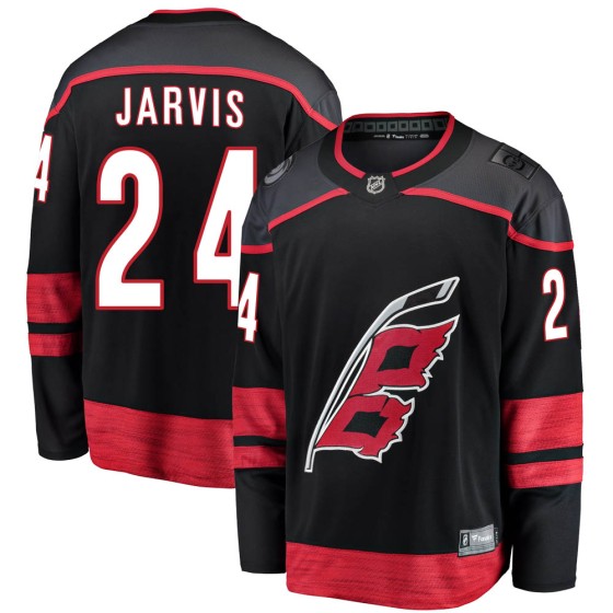 Breakaway Fanatics Branded Men's Seth Jarvis Carolina Hurricanes Alternate Jersey - Black