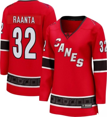 Breakaway Fanatics Branded Women's Antti Raanta Carolina Hurricanes Special Edition 2.0 Jersey - Red