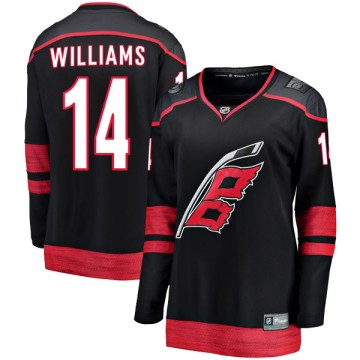 Breakaway Fanatics Branded Women's Justin Williams Carolina Hurricanes Alternate Jersey - Black