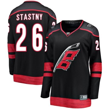 Breakaway Fanatics Branded Women's Paul Stastny Carolina Hurricanes Alternate Jersey - Black
