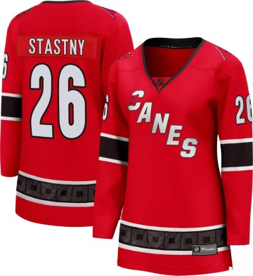 Breakaway Fanatics Branded Women's Paul Stastny Carolina Hurricanes Special Edition 2.0 Jersey - Red